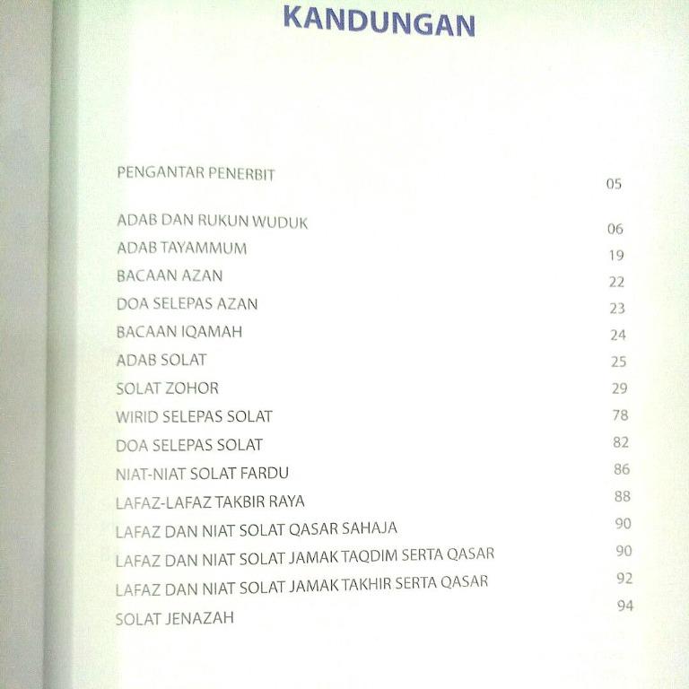 Buku Mudahnya Belajar Solat Berserta Bacaan Rumi Wanita Lelaki Books Stationery Non Fiction On Carousell
