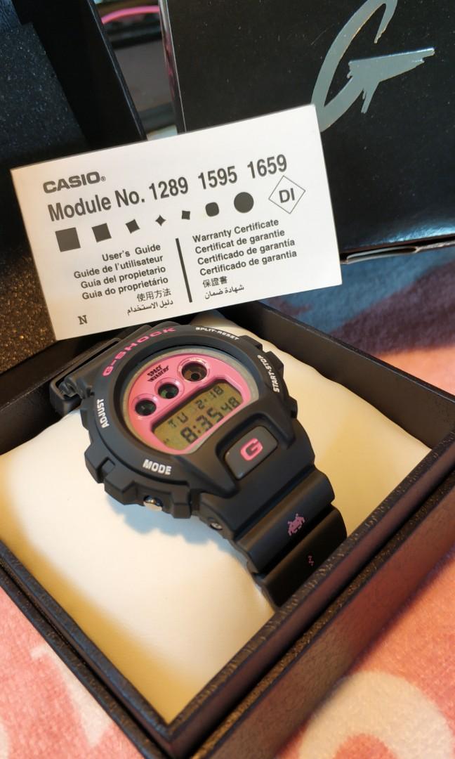 casio G-shock手錶dw6900 space invader, 名牌, 手錶- Carousell