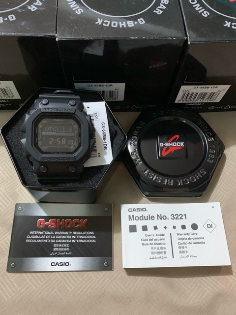 Casio G Shock GX 56BB 1DR GX56 GX56BB Men s Fashion Watches