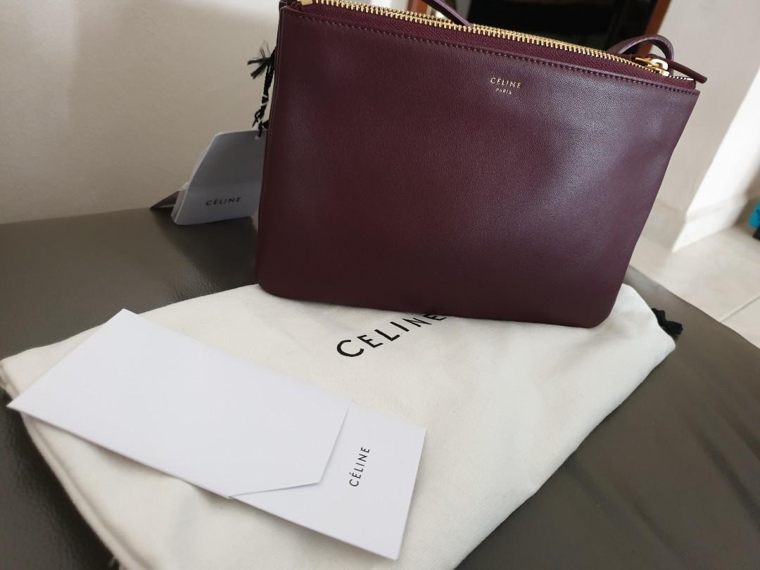 Celine discount trio calfskin