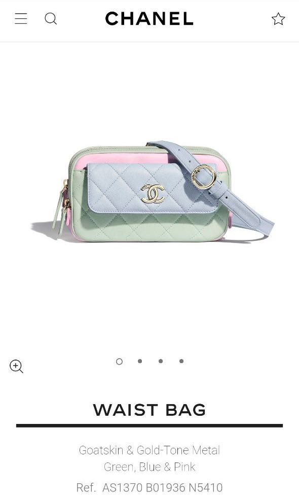 Chanel waist top bag price
