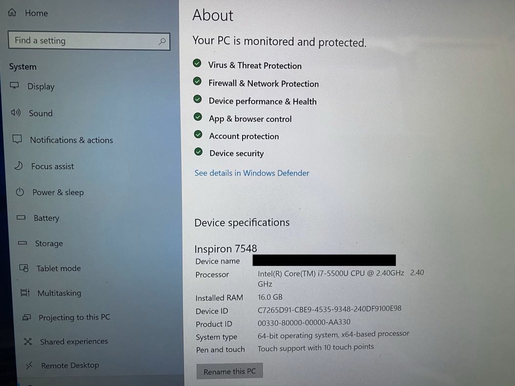 Dell Inspiron 15 7000 Series Electronics Computers Laptops On Carousell
