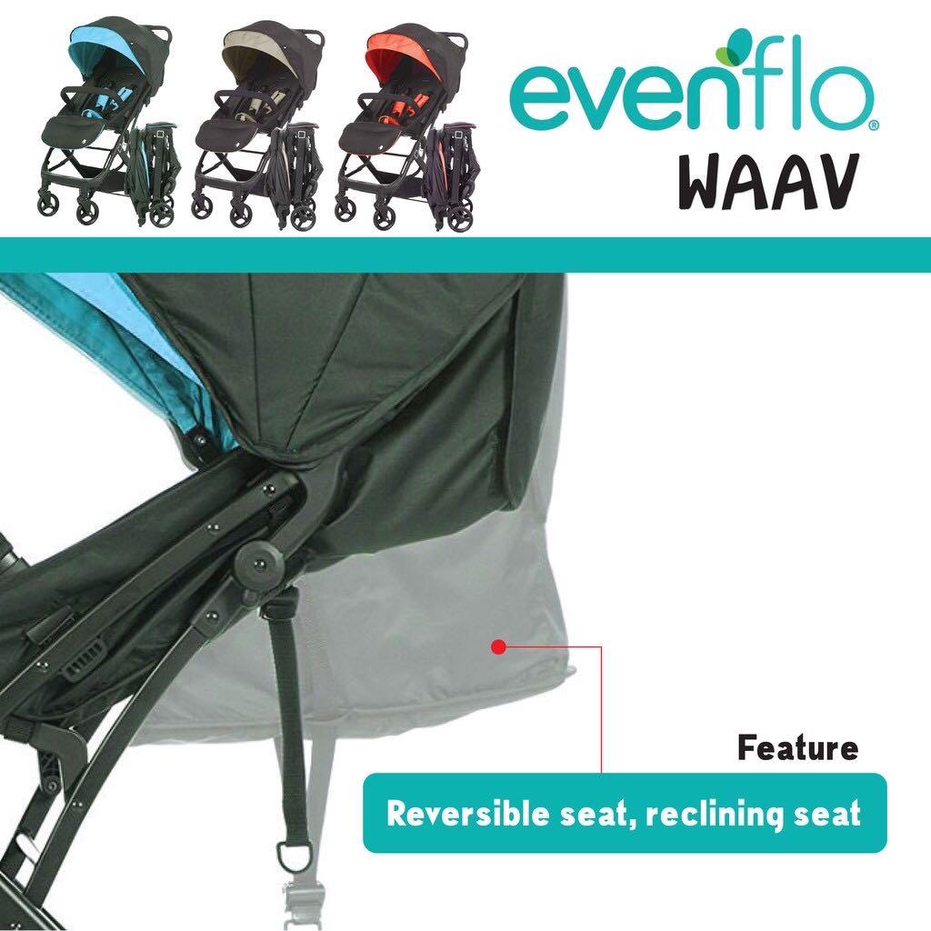 Evenflo Waav LT Compact Travel Stroller Babies Kids Going Out Strollers on Carousell