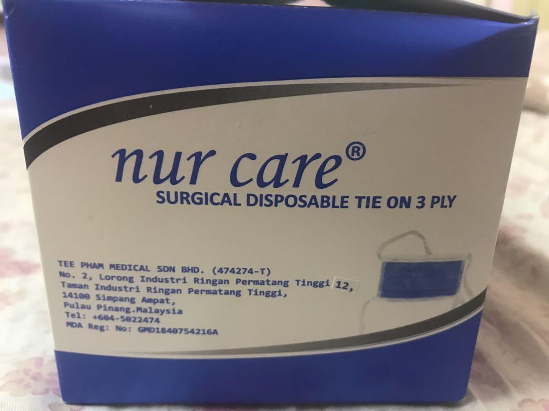 Face Mask Surgical Mask Health Beauty Face Skin Care On Carousell