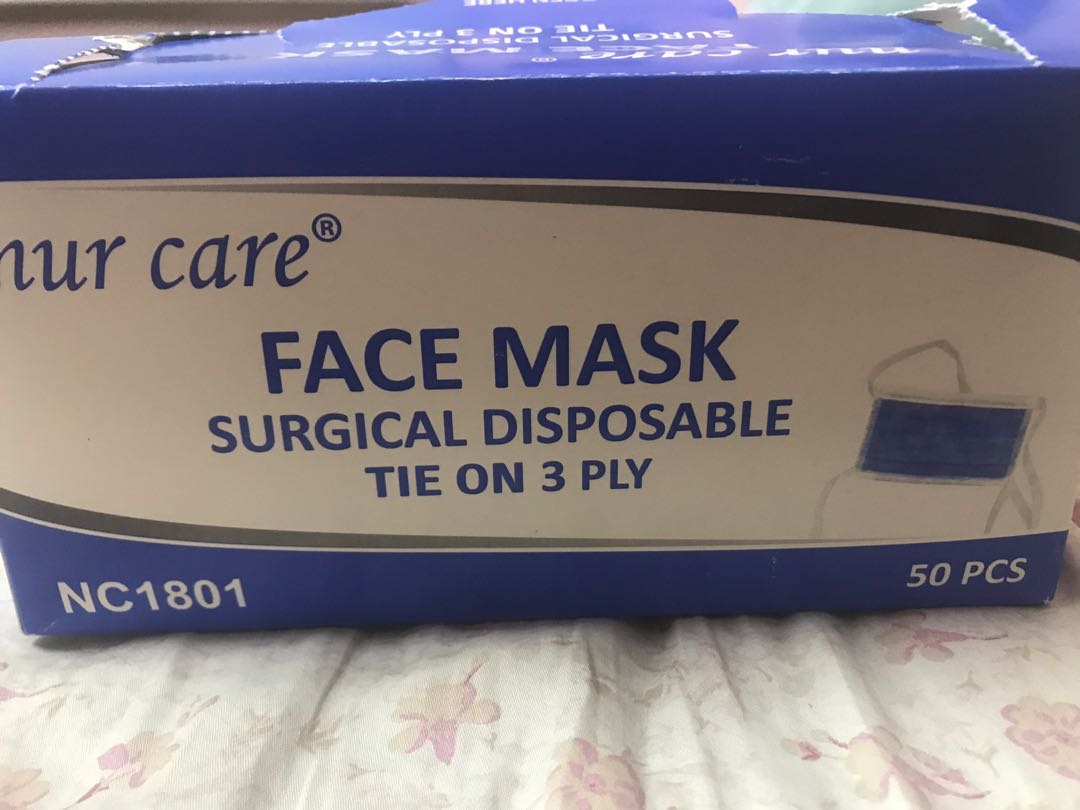 Face Mask Surgical Mask Health Beauty Face Skin Care On Carousell