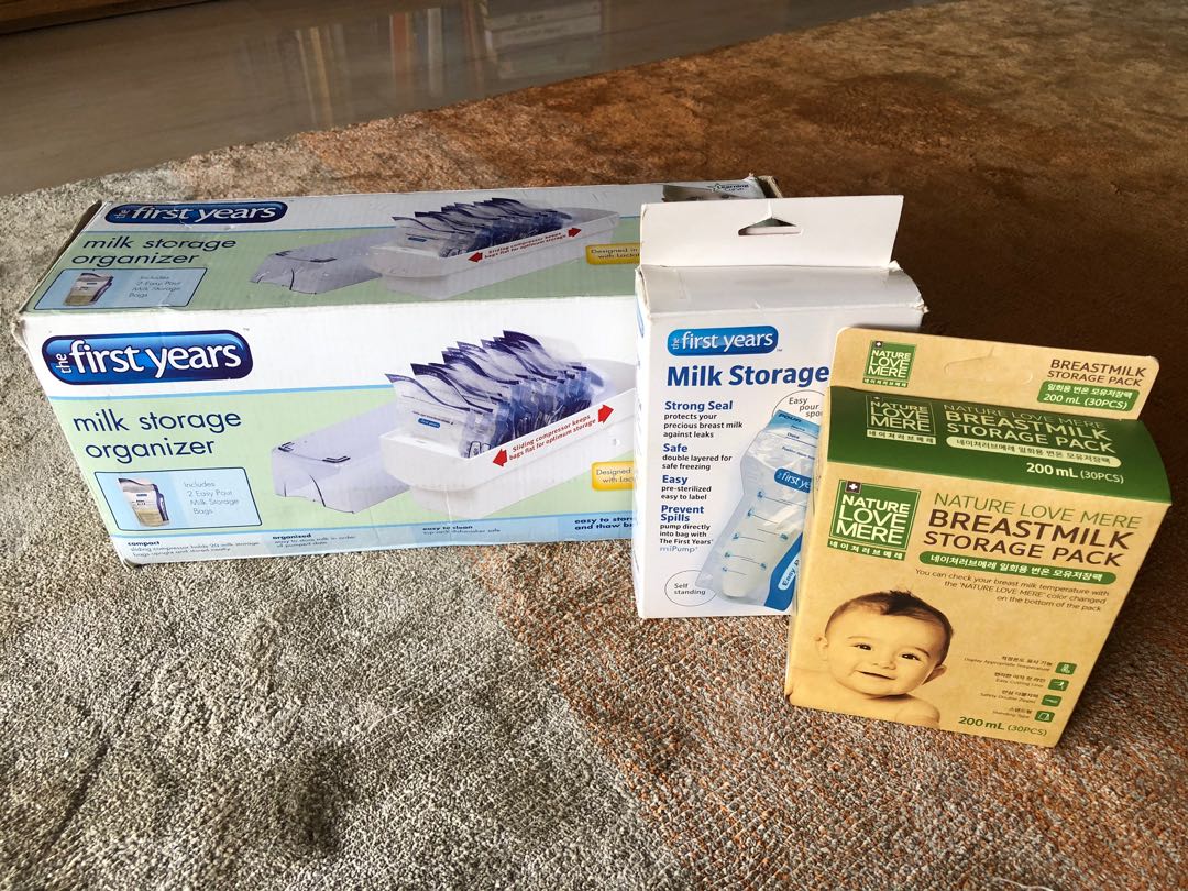 The first years breast milk storage organizer sales