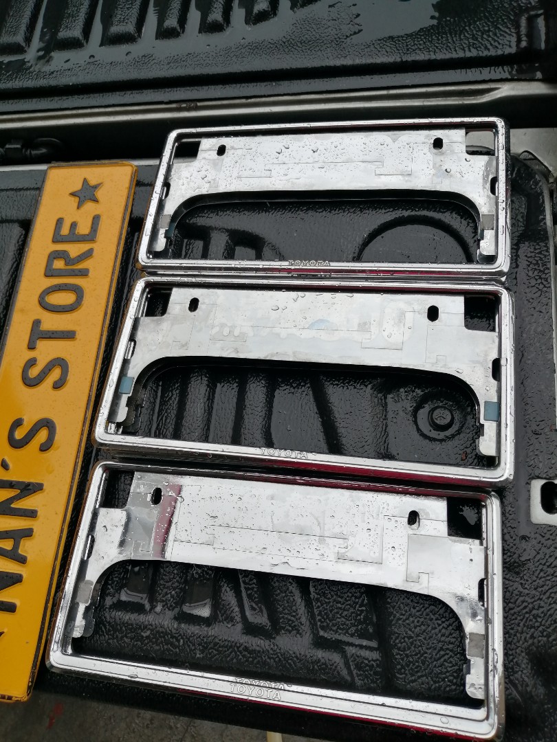 Frame Plate Toyota Chrome Jepun Auto Accessories On Carousell