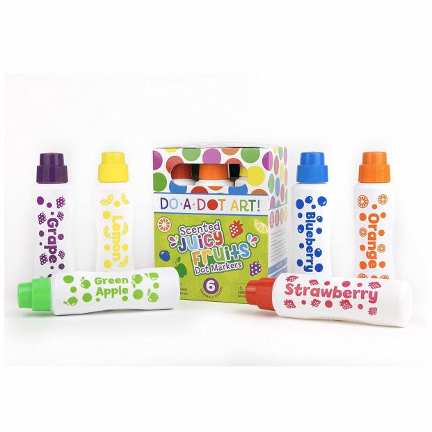 Ohuhu Washable Dot Markers for Toddler 12 Colors Bingo Daubers 40 ml (1.41  oz) with 30 Pages Kids Activity Book for Kids Children (3 Ages +) Preschool  Non-Toxic Water-Based Dot Art Markers