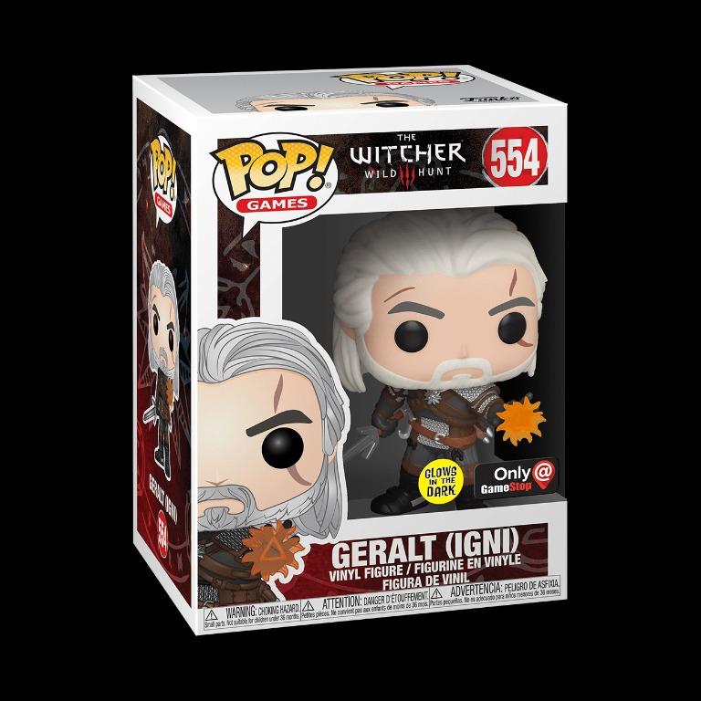 Funko Pop! The Witcher Geralt (Igni) 554 (Glow) (Exclusive) (Gebraucht) in Düdingen für CHF 15
