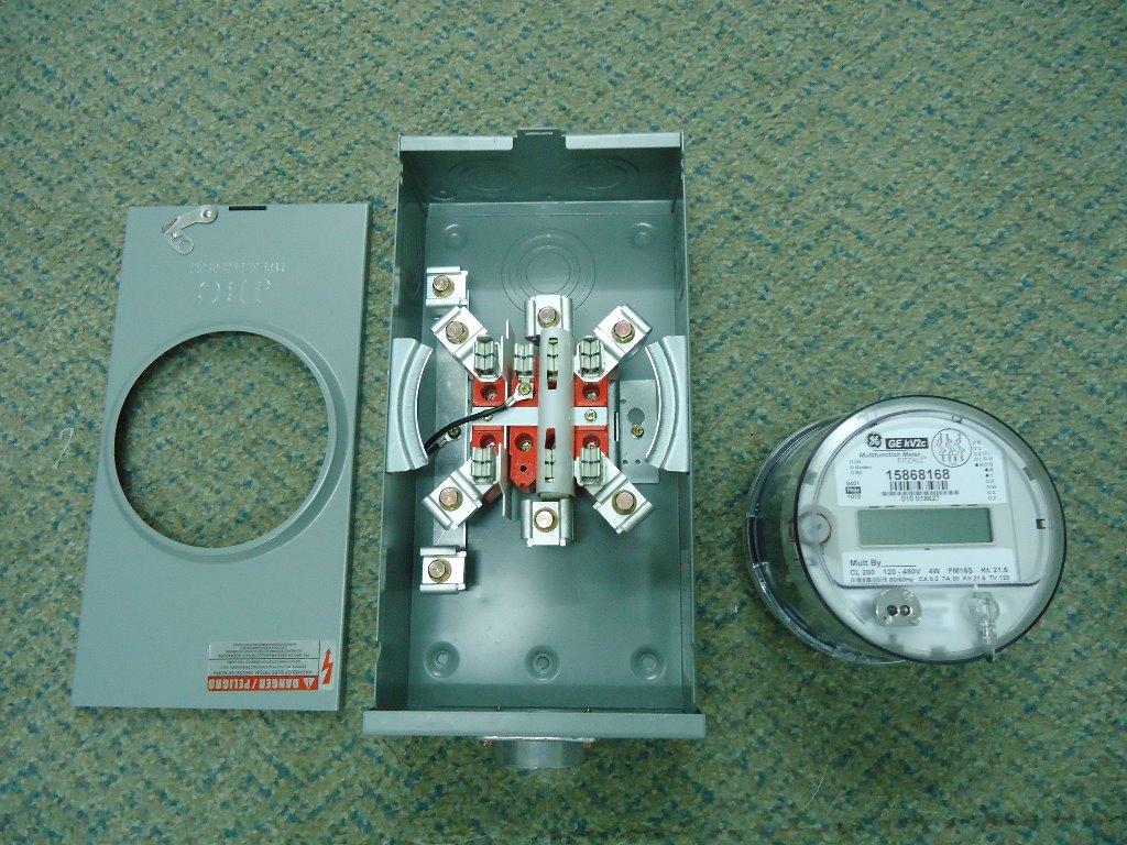 G.E. Electronic Digital KWH METER single phase, 3phase