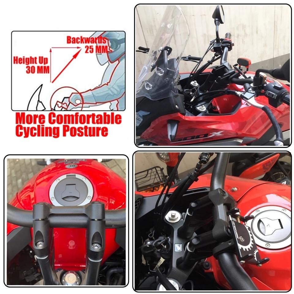 28mm Handlebar Bar Riser Honda CB400X CB190X CB400XA NC750X CB400