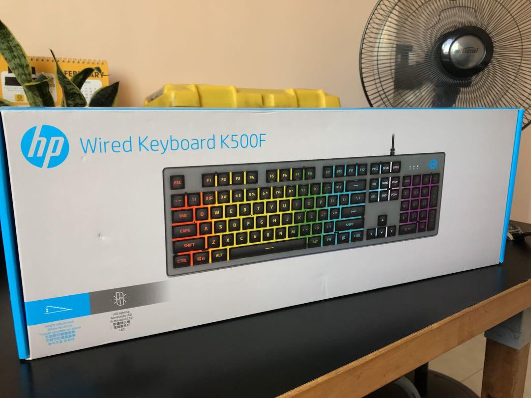 HP K500F Gaming Keyboard, Computers & Tech, Parts & Accessories