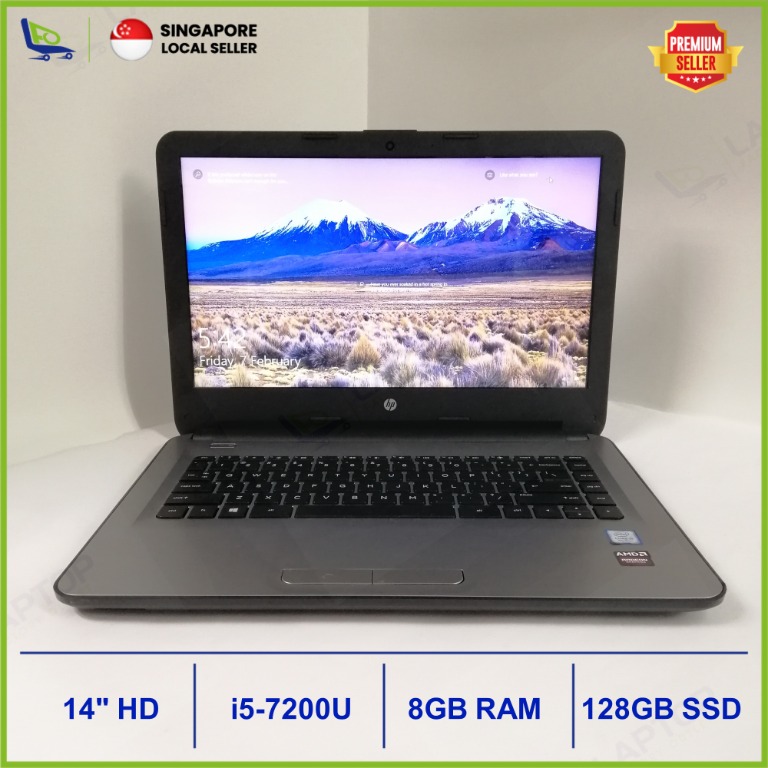 Hp Notebook 14 Am102tx I5 7 8gb 128gb Premium Preowned Electronics Computers Laptops On Carousell