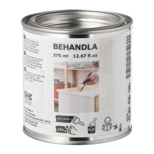 Ikea Behandla護木油染木油黑色全新油漆上色, 傢俬＆家居, 廚具和餐具, 餐桌布和紡織布品- Carousell