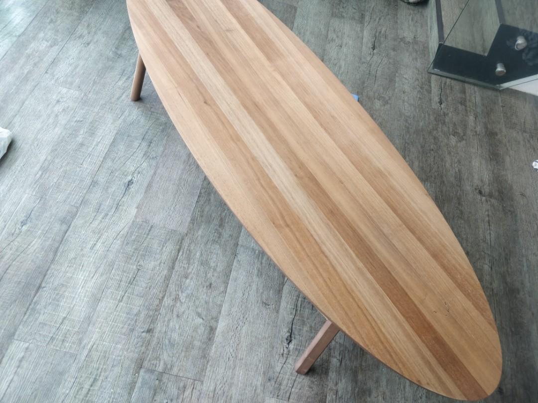Ikea Surf board coffee table, Furniture & Home Living, Furniture