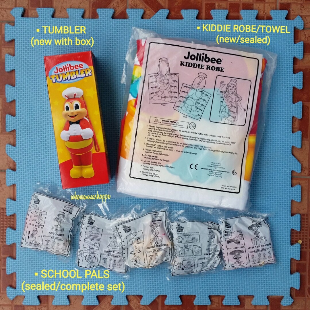 jollibee hooded towel 2019