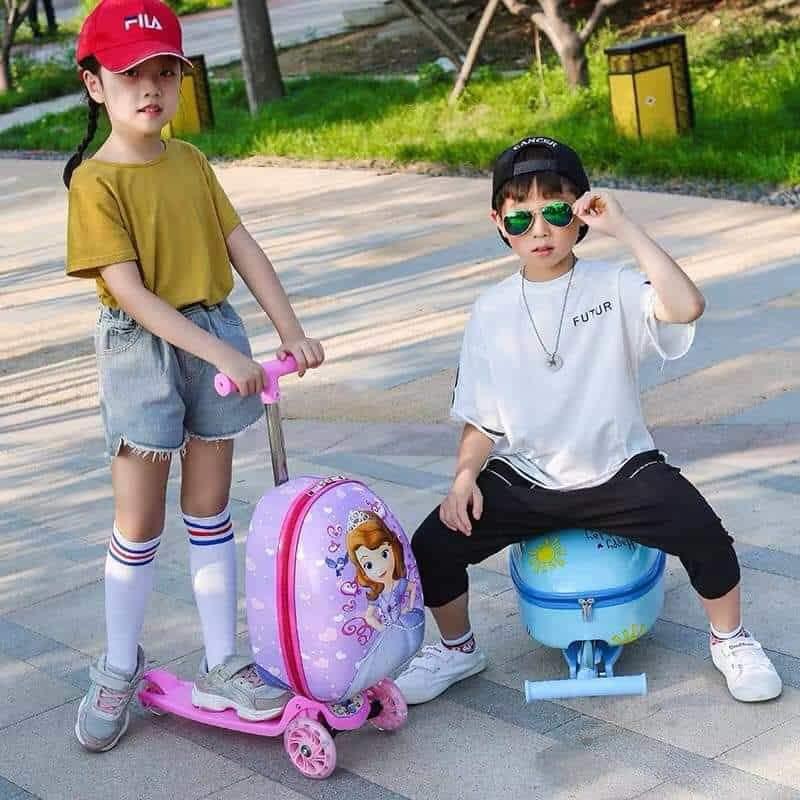 Kids foldable scooter with luggage (Category: Car Seats) located in Manila. Submitted by pandoy23 (Listing ID 278483022, Image 1). Description: Free shipping around manila area.