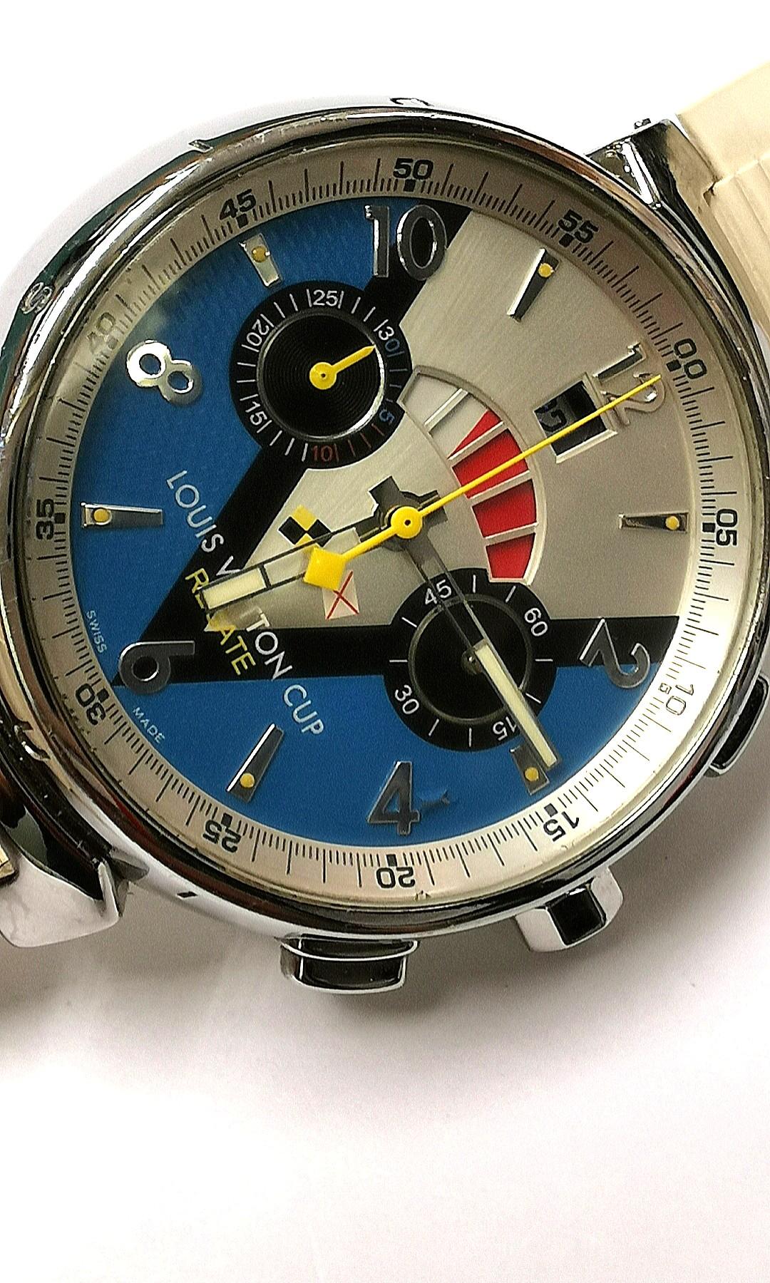 Louis vuitton Chronograph LV Amercian cup Regate, Luxury, Watches on  Carousell
