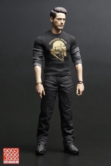Cool design figure Iron man Tony stark T-shirt clothing for Hot Toys body 