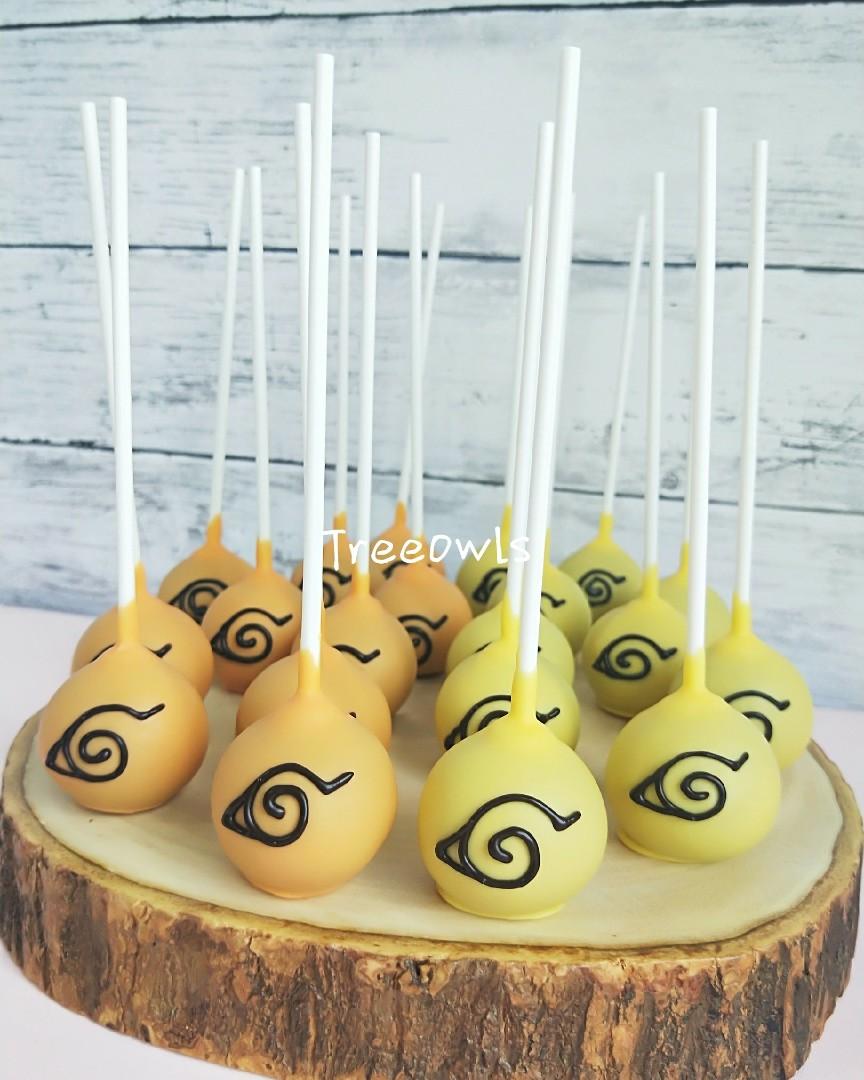 Naruto Theme Cake Pop Food Drinks Baked Goods On Carousell