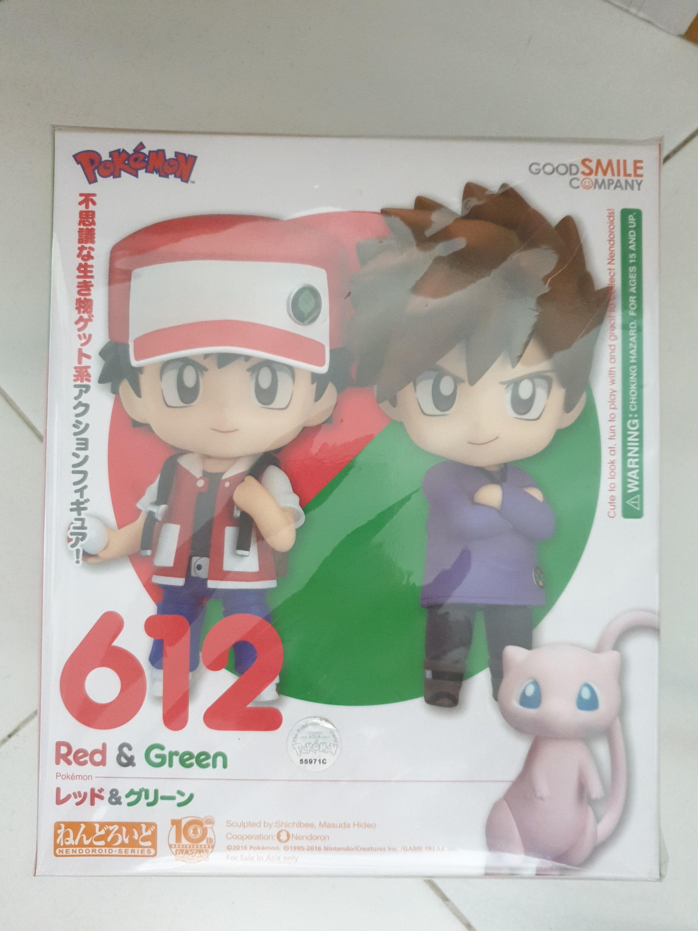 Free Delivery Good Smile Company Nendoroid 612 Pokemon Trainer Red Green Mew Hobbies Toys Toys Games On Carousell