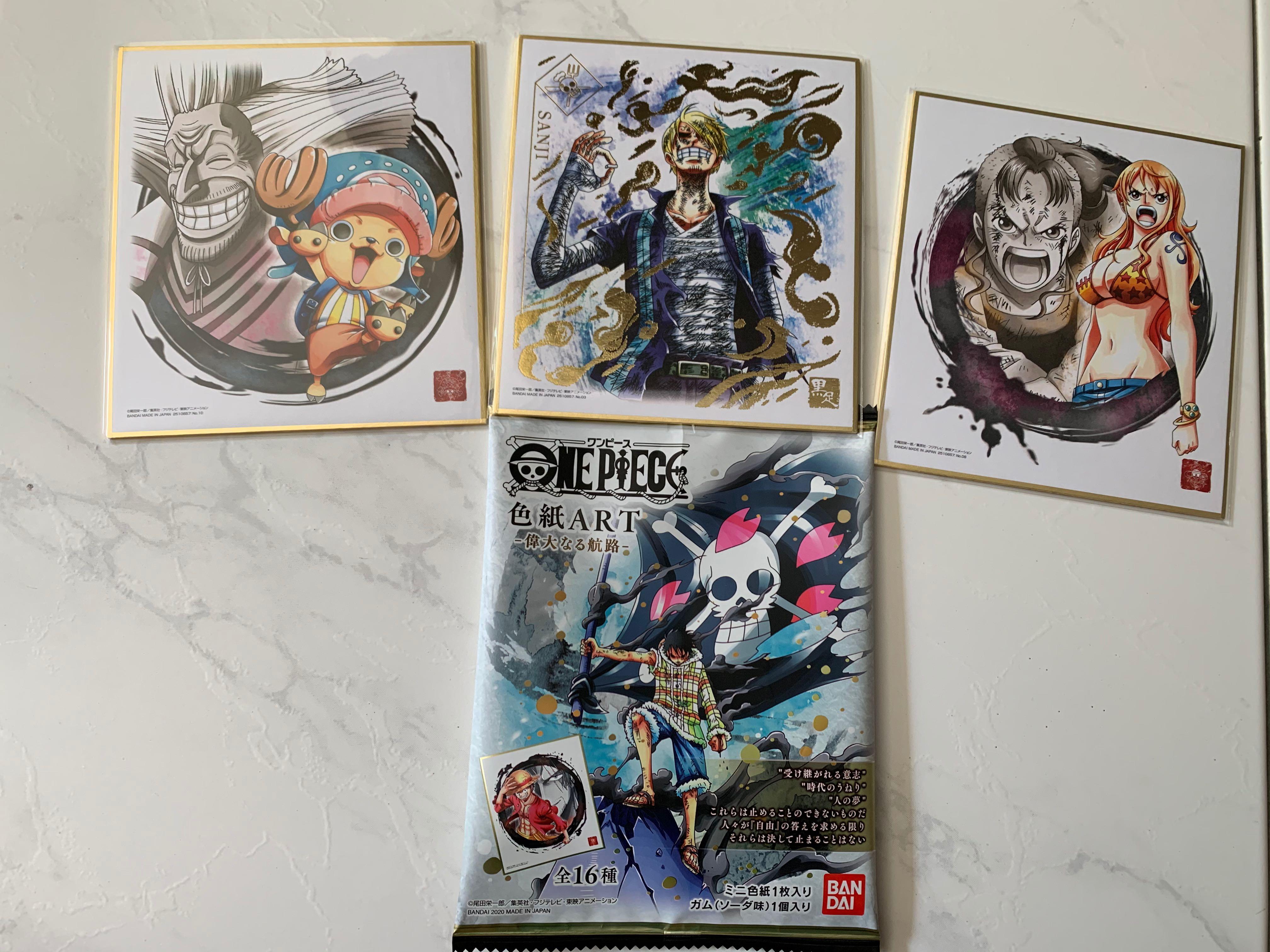 One Piece Shikishi Art Boards Toys Games Bricks Figurines On Carousell