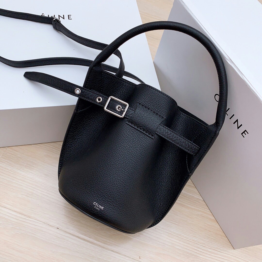 CELINE - CELINE LEATHER BUCKET BAG  HBX - Globally Curated Fashion and  Lifestyle by Hypebeast