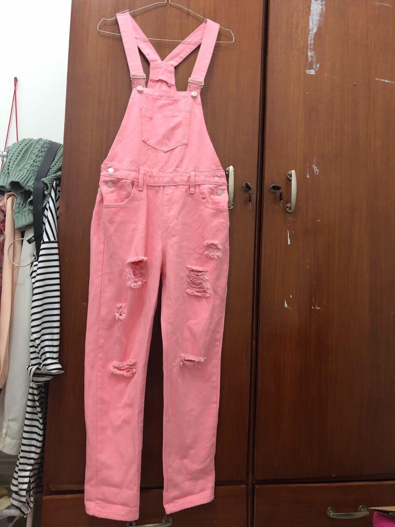 Jumpsuit warna pink store