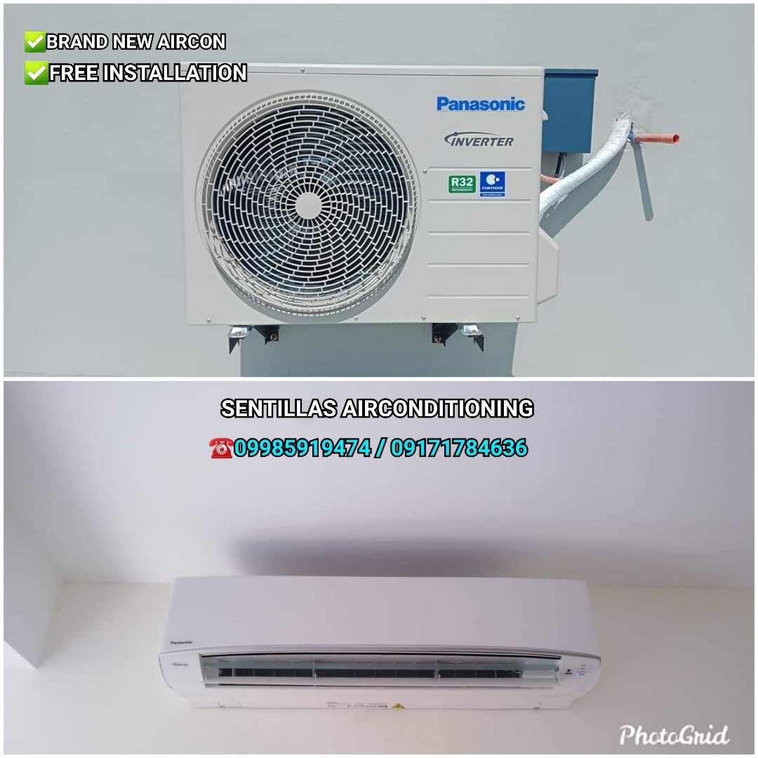 PANASONIC SPLIT TYPE AIRCON (BRAND NEW & FREE INSTALLATION), TV & Home