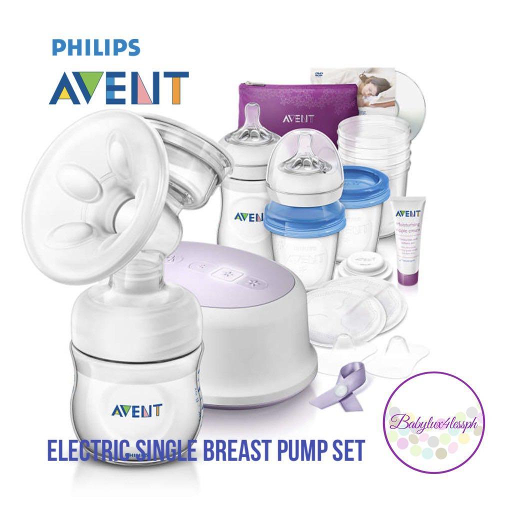 avent single electric breast pump