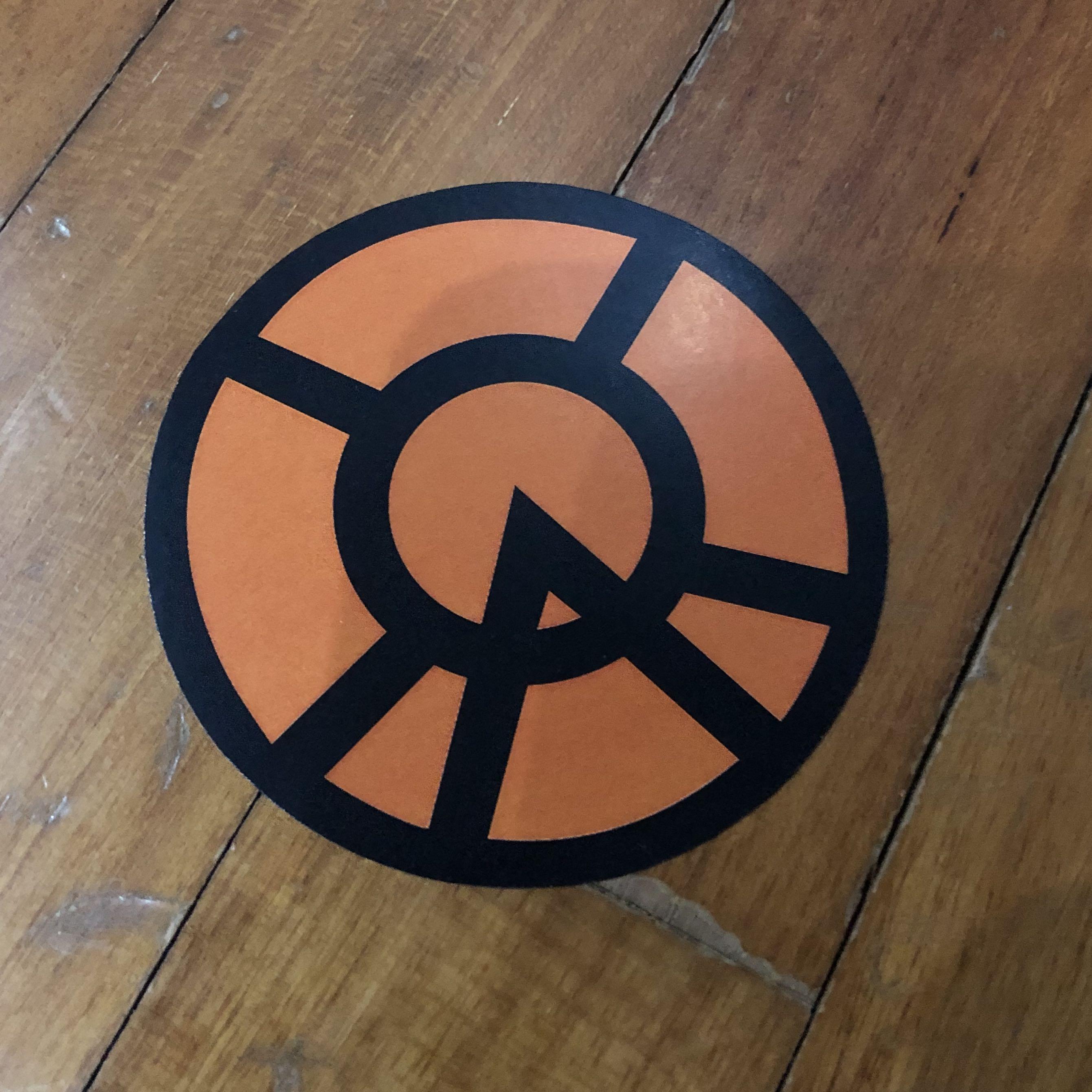 Pop Culture Luggage Laptop Misc Sticker Dc Comics Orange Lantern