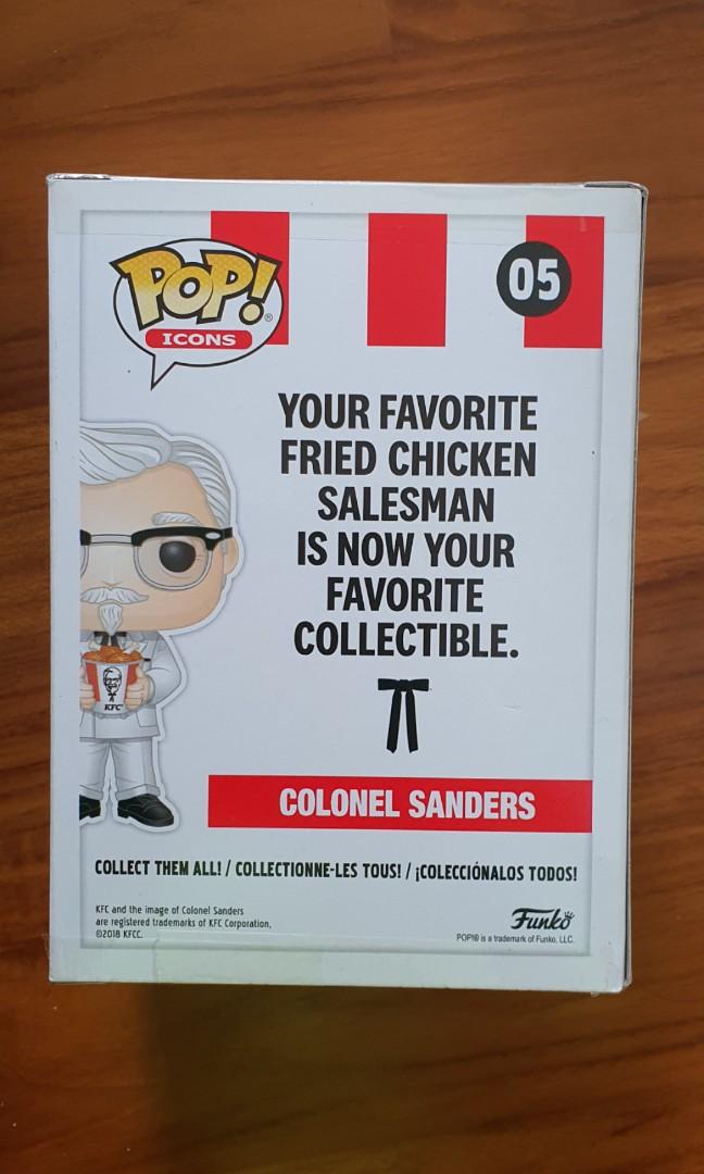Pop icons kfc colonel Sanders, Hobbies & Toys, Toys & Games on Carousell