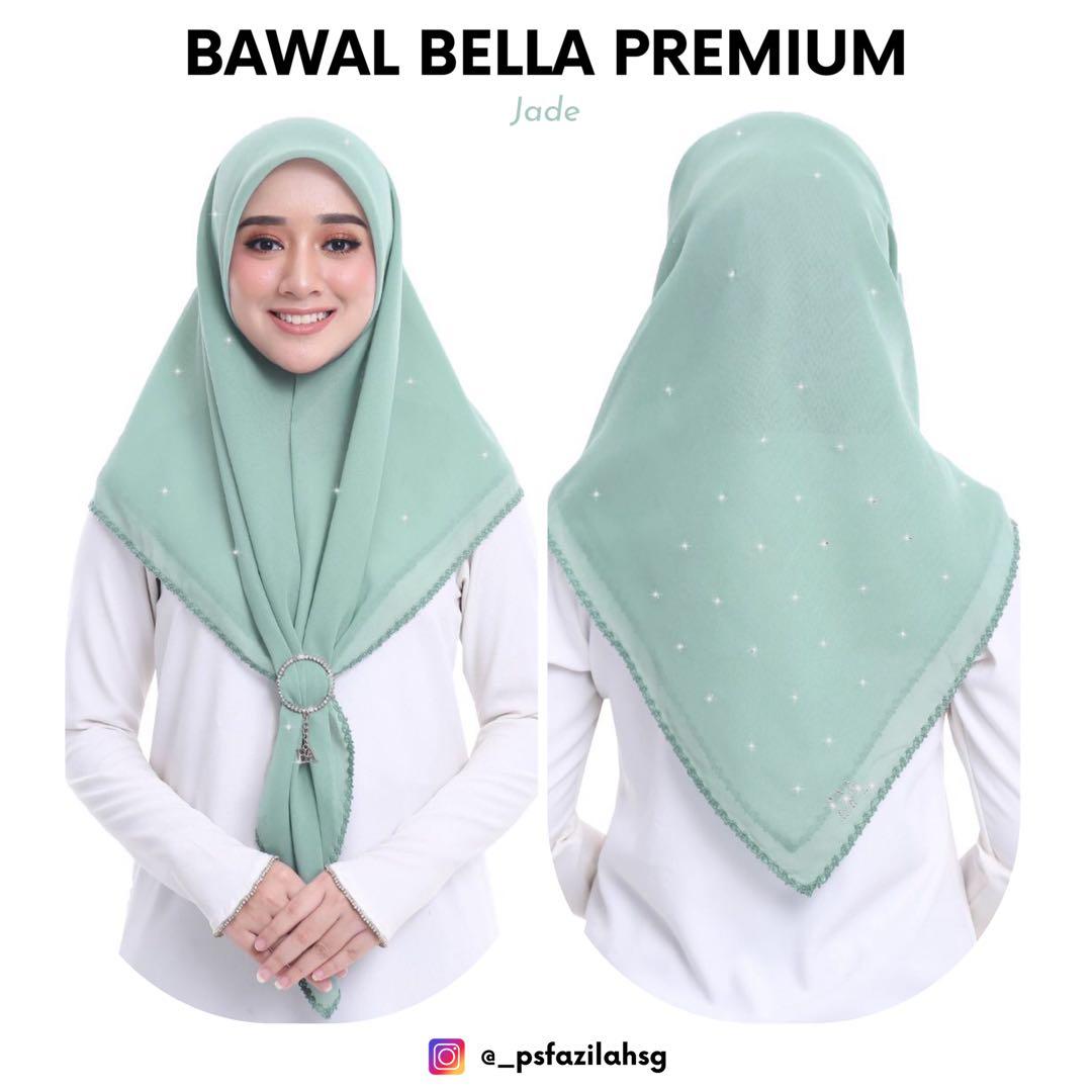 Pre Order Bawal Bella Premium By Bella Ammara Women S Fashion Muslimah Fashion Hijabs On Carousell