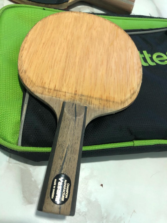 Rush Sale Yasaka Carbon Jean Philippe Gatien Table Tennis Blade And Donic Acuda S1 Rubber Black Sports Equipment Sports Games Racket And Ball Sports On Carousell