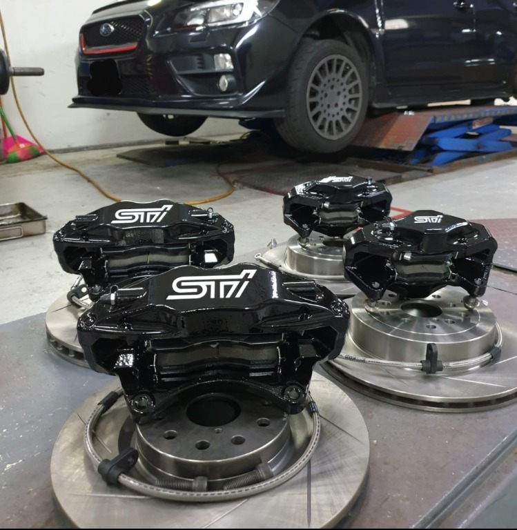Wrx big shop brake kit