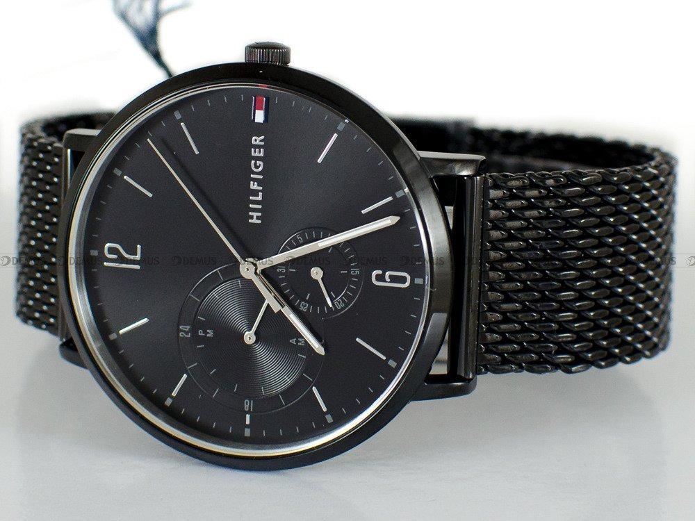 tommy hilfiger black mesh watch