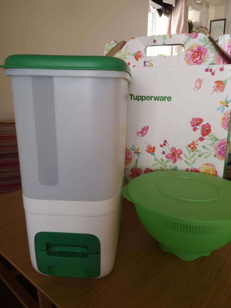 Tupperware Rice Smart in Green, TV & Home Appliances, Kitchen