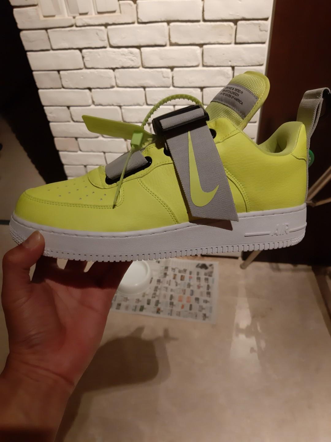 Air Force 1 Utility 'Volt & Black & White' Release Date. Nike SNKRS