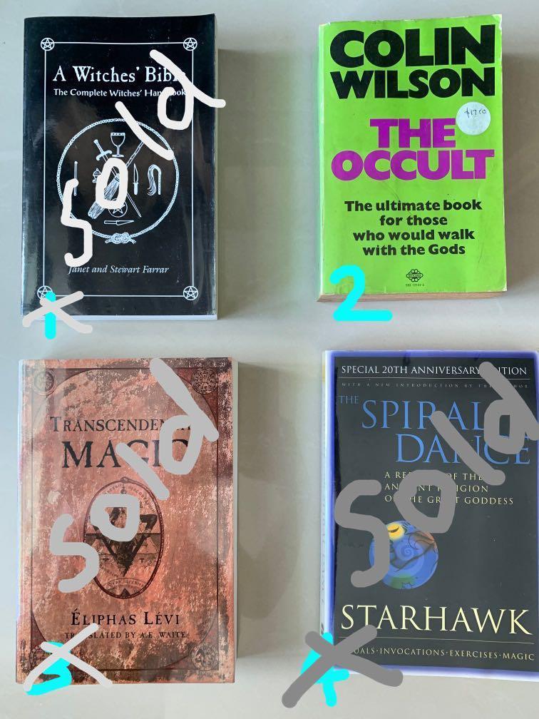 Various Titles On Witchcraft Paganism Magic And Occult Books