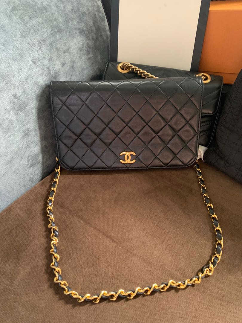 Vintage Chanel Wallet On Chain, Luxury, Bags & Wallets on Carousell