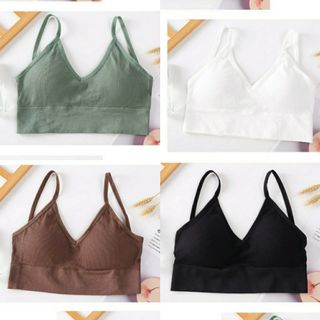 Young Girls Youths Teens Students Adolescents Small Chest Cotton Wireless  Bra, Women's Fashion, New Undergarments & Loungewear on Carousell