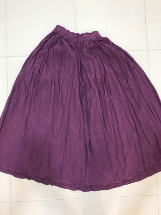 紫色裙