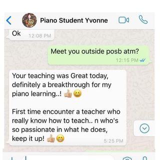 Piano Teacher! Creative fun and friendly teacher. 