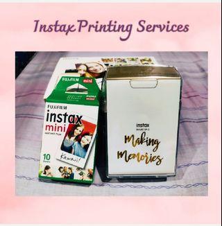 Instax Printing Services