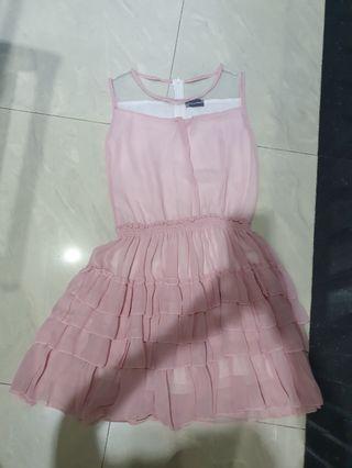 Pink Dress anak 9-12 tahun