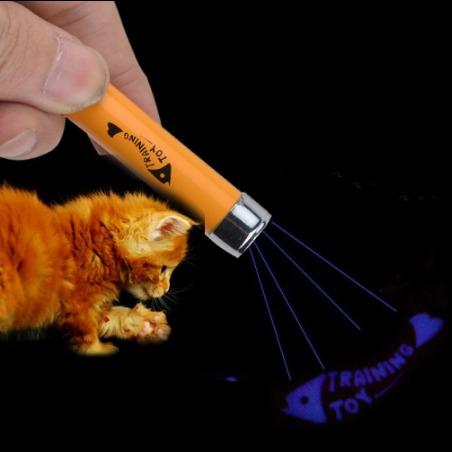 4871 Laser Funny Cat Stick Fish Mouse Animation Led Lazer Pointer
