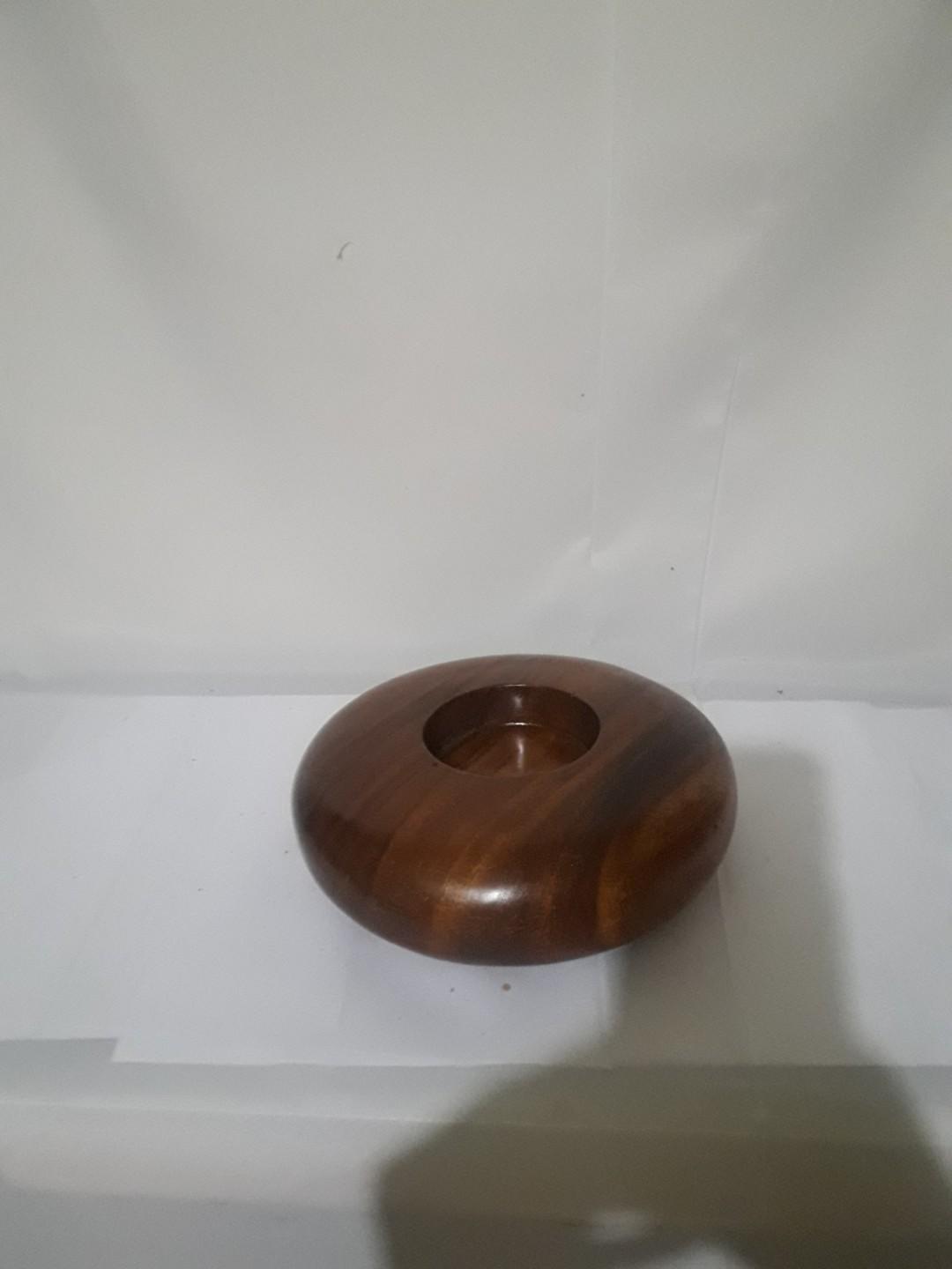 9 Inches Dia Solid Wood Candle Holder (Category: Home Improvement Tools & Accessories) located in Paranaque City. Submitted by ohselle (Listing ID 278645952, Image 2). Description: Natural Finish.