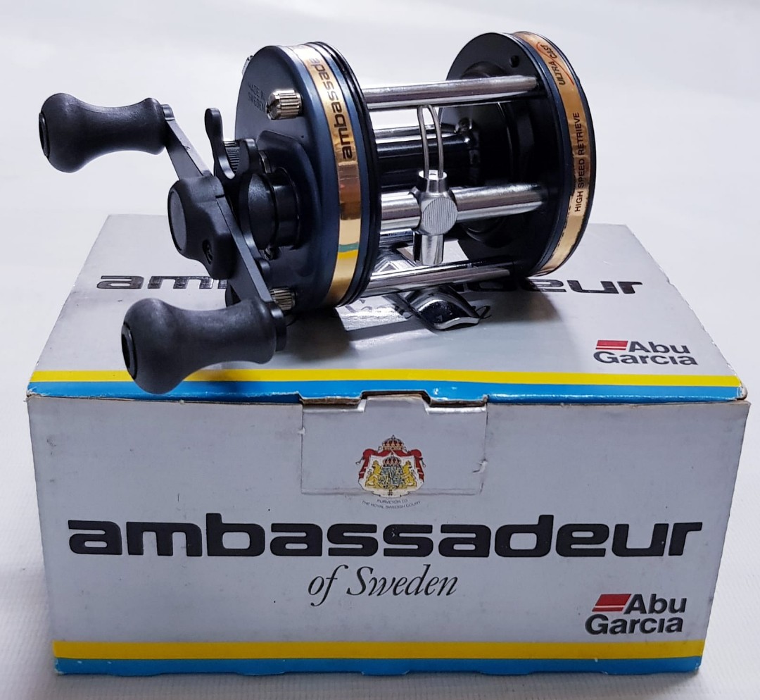 Abu Garcia Ambassadeur 5000 sweden reel used nice high speed Freshwater Use  Only 