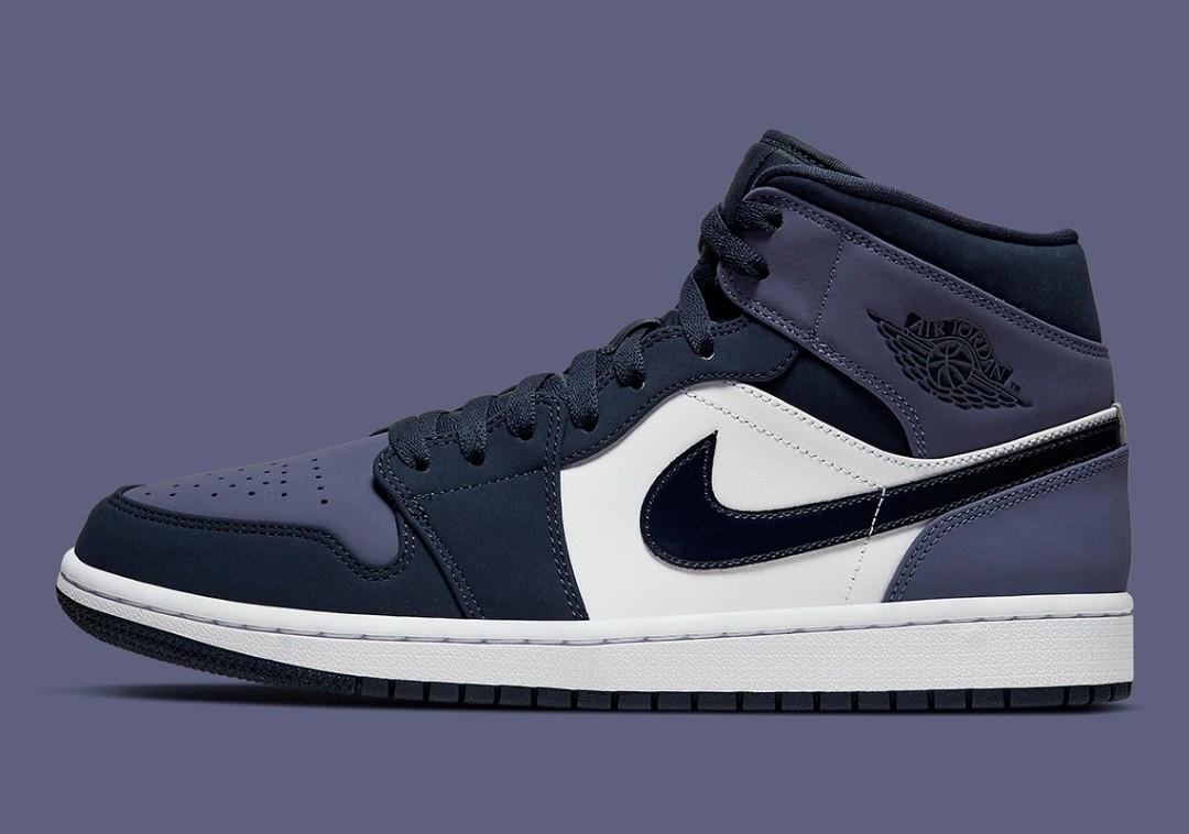 air jordan mid purple