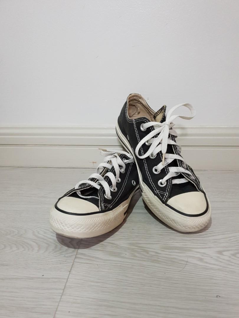 original black converse shoes